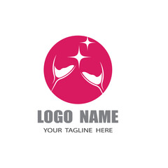 Wine Logo Template vector symbol nature