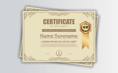 certificate template design