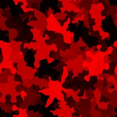 Camouflage pattern background. Classic clothing style masking camo repeat print