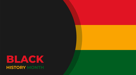 African American History or Black History Month template . Celebrated annually in February in the USA and Canada. black history background  template.