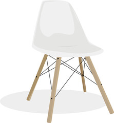 easel isolated on white background