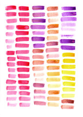 Abstract watercolor brush strokes painted background. Texture paper.