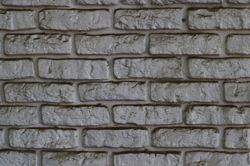 Wall texture with artificial brick