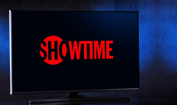 Flat-screen TV Set Displaying Logo Of Showtime