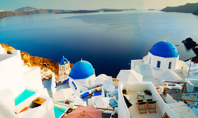 Oia, traditional greek village