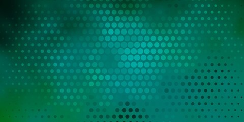 Light Green vector layout with circle shapes.