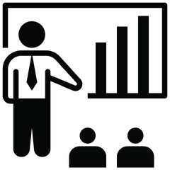 think analysis icon for graphic design job application website report and other design job