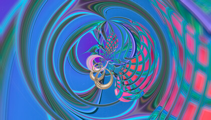 Fototapeta na wymiar Abstract multicolored iridescent texture background.