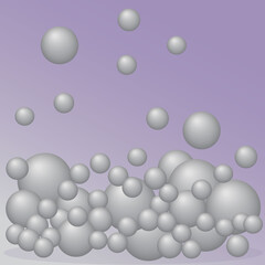 abstract background with bubbles