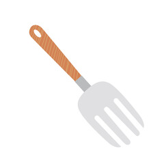 rake gardening tool isolated icon vector illustration design