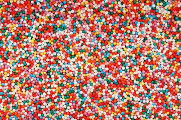 Colored balls texture as a background in full screen.