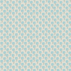 seamless  small vector flower design pattern on background