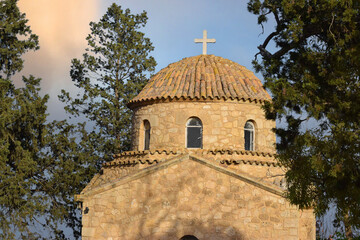 Fototapeta na wymiar st. Barnabas Monastery in Cyprus island