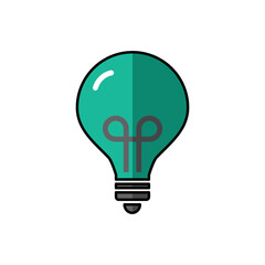 Bulb Icon Design Vector Illustration Template