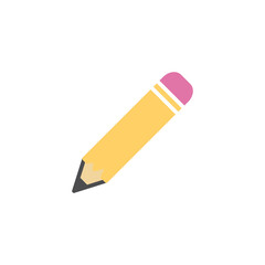 Pencil Icon Design Vector Template Illustration