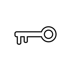Key Icon Design Vector Template Illustration