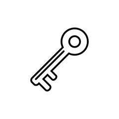 Key Icon Design Vector Template Illustration