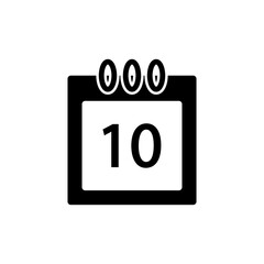 Calendar Icon Design Vector Template Illustration