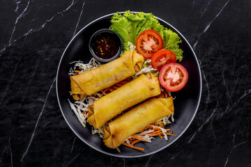 Fried spring rolls