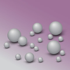 bubble background 3d beauty ball illustration object art jewelry reals style banner jewel