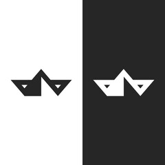 Simple Crown Logo. Modern logo.