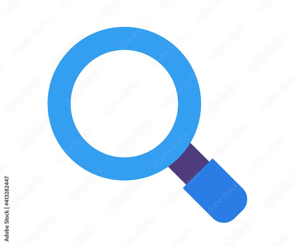 Poster find search searching single isolated icon with flat style