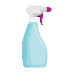 disinfectant spray bottle with medical cross product vector illustration design