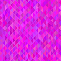Abstract background Magenta triangle mosaic Seamless pattern