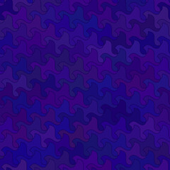 Abstract background Seamless wavy scale texture Dark blue