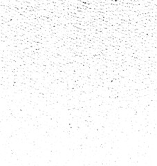 Abstract vector noise. Small particles of debris and dust. Distressed uneven background. Grunge texture overlay with fine grains isolated on white background. Vector illustration. EPS10.