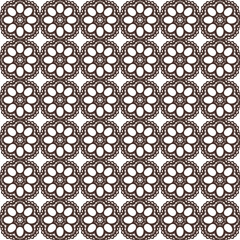Flower background Abstract vector seamless pattern