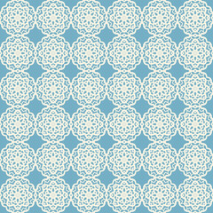 Abstract vector background Seamless round flower pattern