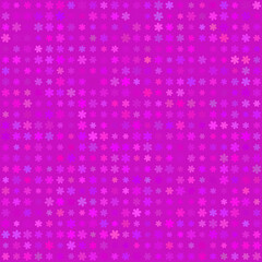 Abstract vector background Polka dot flowers seamless texture Magenta
