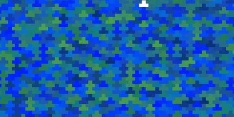 Light Blue, Green vector layout with lines, rectangles.