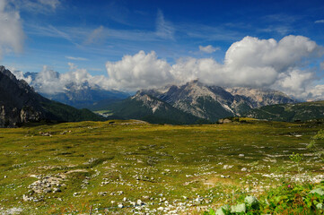 Die Berge rund um die Drei Zinnen	