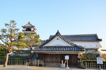 Fototapeta premium 高知城 天守閣・詰門・廊下門