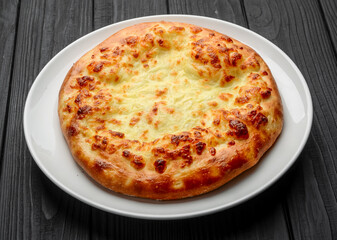 Fresh Baked Cheese-filled Georgian Flatbread Khachapuri Imeruli