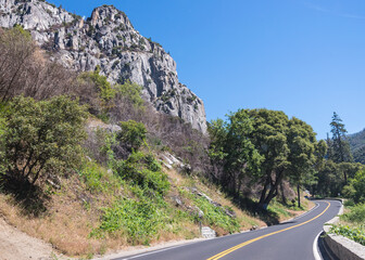 Zufahrt zum Yosemite Nationalpark