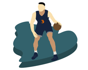 person playing basketball