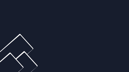 minimalist corner white pattern with dark blue color background for web template or card and invitation letters