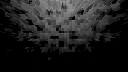 abstract spike pyramid shape 3d minimalist background wallpaper