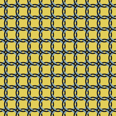 Seamless geometric pattern with circles. 