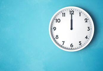 12:00 or 00:00 wall clock time