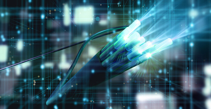 Connection - Glasfaser - Kommunikation