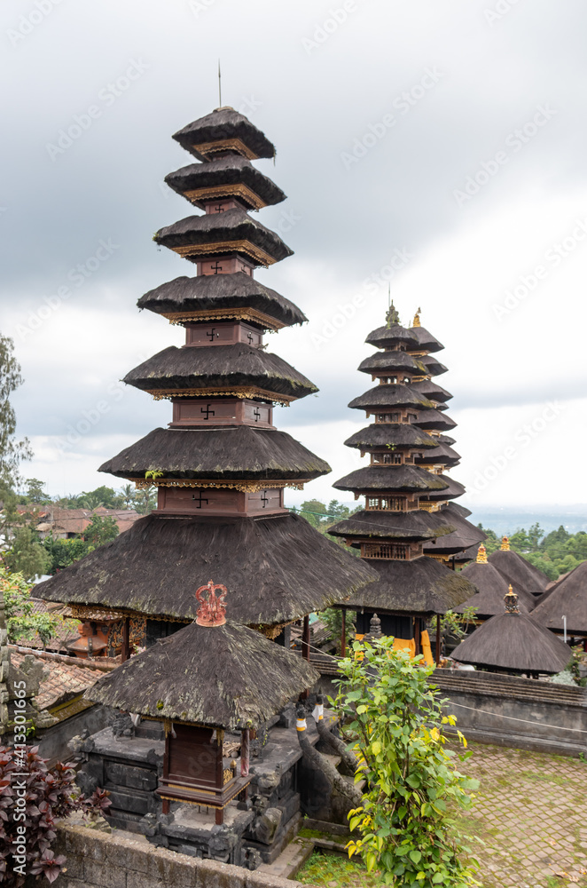 Poster Temple de Besakih à Bali, Indonésie