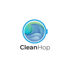 Clean Laundry logo design