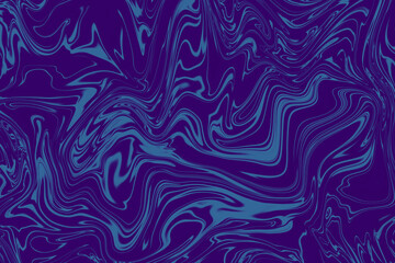Fototapeta na wymiar Abstract dynamic pattern in blue colors. Abstract elements are woven into a marbel motif. Decorative design effects. For textiles, wallpapers, backgrounds, covers and packaging.