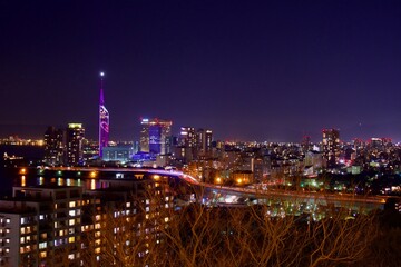 Night View in Fukuoka, Japan