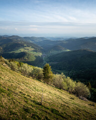 Sunset at Belchen the most Beautiful Mountain of The Black Forest