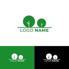 Tree logo template for your business or your company